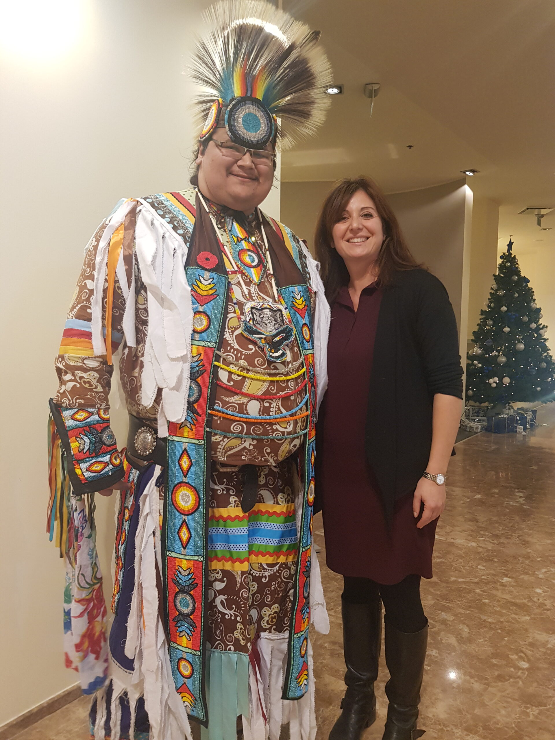 Interprete per la delegazione dei popoli indigeni del Canada